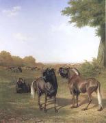 Jacques-Laurent Agasse White-Tailed Gnus (mk25) Germany oil painting artist